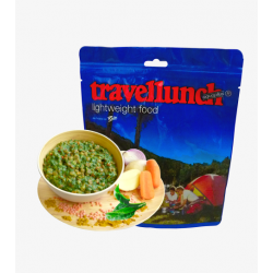 Travellunch LENTILS CURRY DAL WITH SPINACH 1P tūristu pārtika