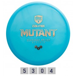 Discomania diskgolfa disks Midrange Driver NEO MUTANT Evolution Blue 5/3/0/4