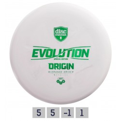 Discomania diskgolfa disks Midrange Driver SE Soft Exo ORIGIN Evolution 5/5/-1/1