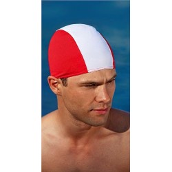 Fashy PES vīriešu auduma peldcepure 3241 04 red/white