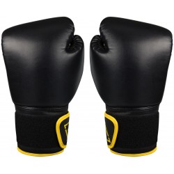 Avento boksa cimdi 41BM 8oz black PU leather