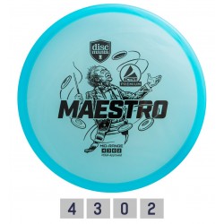 Discmania diskgolfa disks Midrange Driver MAESTRO Active Premium Blue 4/3/0/2