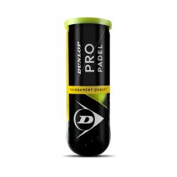 Dunlop PRO PADEL 3-pet FIP approved bumbiņas