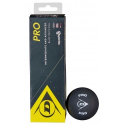 Dunlop skvoša bumbiņas PRO Official WSF ball 3-box black