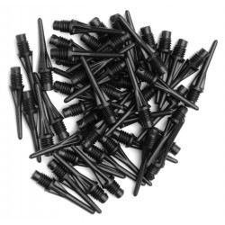 Harrows šautriņu plastmasas uzgaļi  DIMPLE 26mm 2BA black 1000 pcs