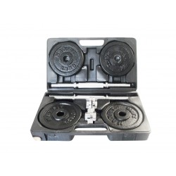 Toorx saliekama metāla hantele koferī 1.5-20 kg