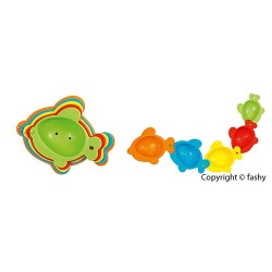 Water and sand mould FASHY FISHES 1663 5 pcs 14,5x12 cm