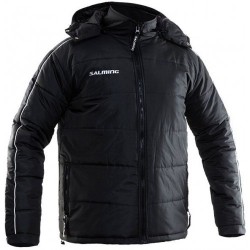 Salming Thermo Flow Jacket Black sporta vējjaka ar kapuci (TFJ1)