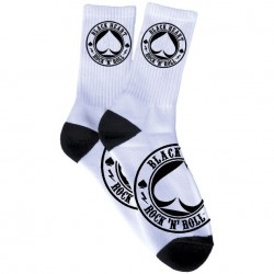 Socks BLACK HEART Ace of Spades (White)