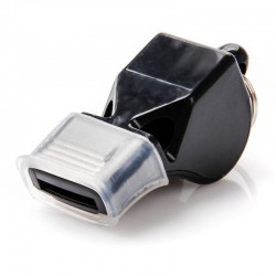 Meteor Wolf plus with silicone mouthpiece Black 38511 tiesnešu svilpe