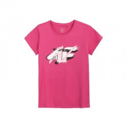 4F T-krekls  Junior HJZ21-JTSD002 Pink