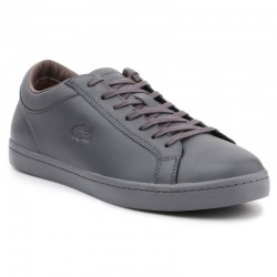 Lacoste Straightset 4 Srm Gry Leather vīriešu apavi 30SRM4015