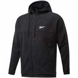 Reebok Workout Ready Fleece Full Zip Hoodie džemperis ar kapuci vīriešu FS8450