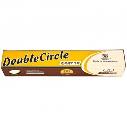 Double Circle galda tenisa bumbiņas 6 pcs. White