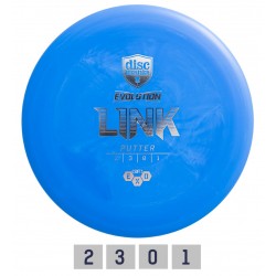Discmania diskgolfa disks Putter SOFT EXO LINK Evolution Blue 2/3/0/1