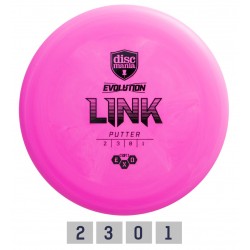 Discmania diskgolfa disks Putter SOFT EXO LINK Evolution Pink 2/3/0/1
